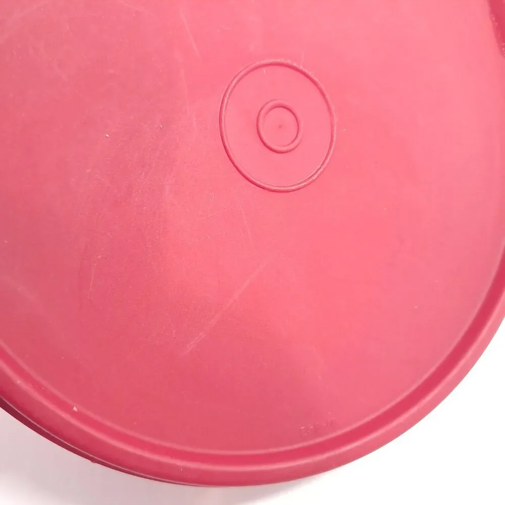 Vintage Tupperware 238-18 B tab Red Lid cap for food container storage ONLY